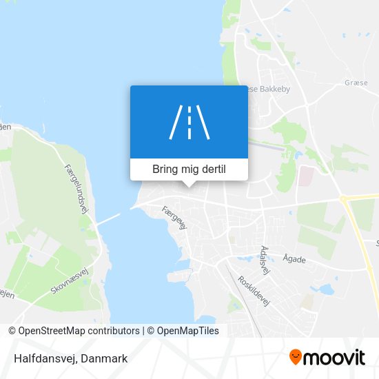 Halfdansvej kort