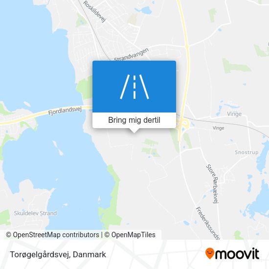 Torøgelgårdsvej kort