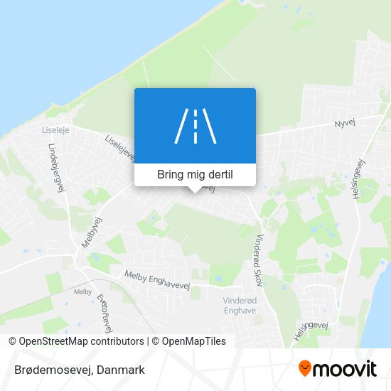 Brødemosevej kort
