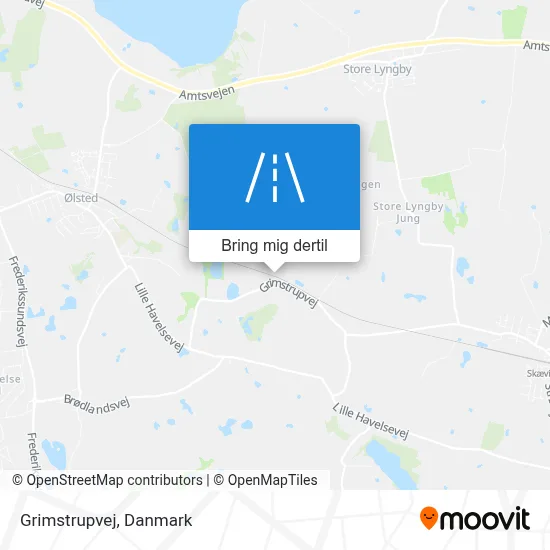 Grimstrupvej kort
