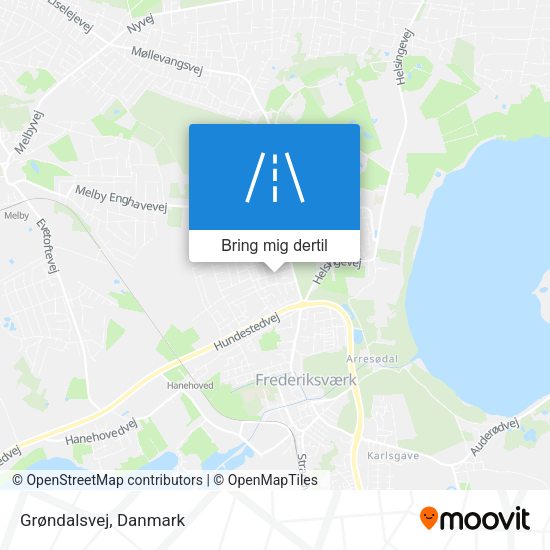 Grøndalsvej kort