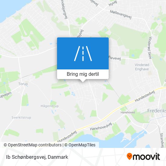 Ib Schønbergsvej kort