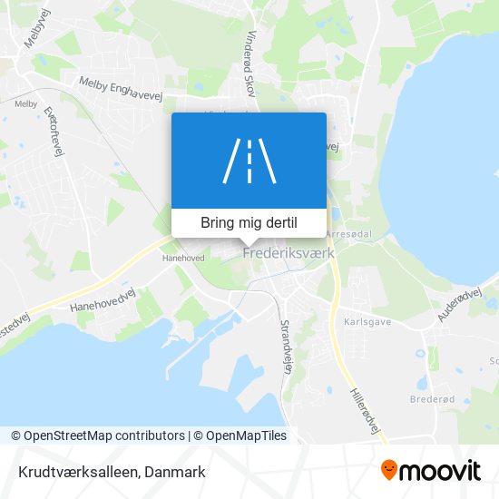 Krudtværksalleen kort