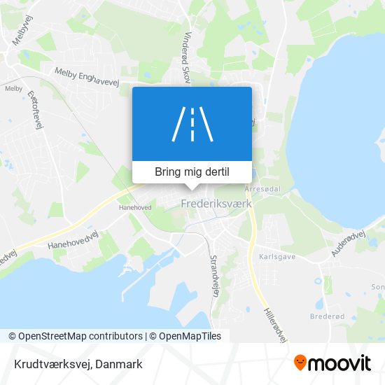 Krudtværksvej kort