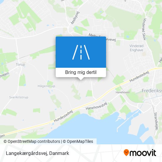 Langekærgårdsvej kort