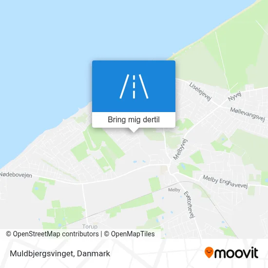 Muldbjergsvinget kort