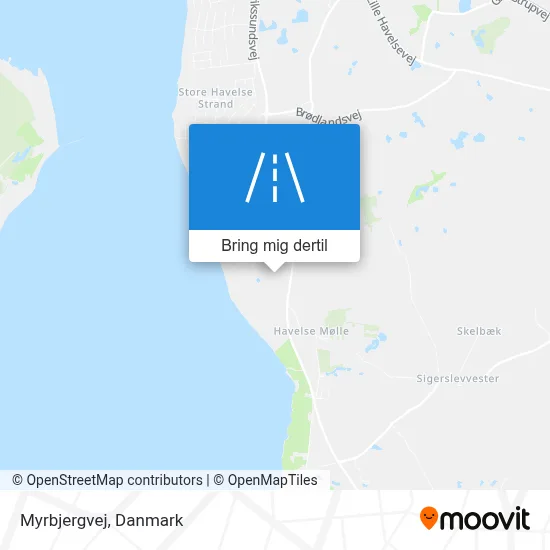 Myrbjergvej kort