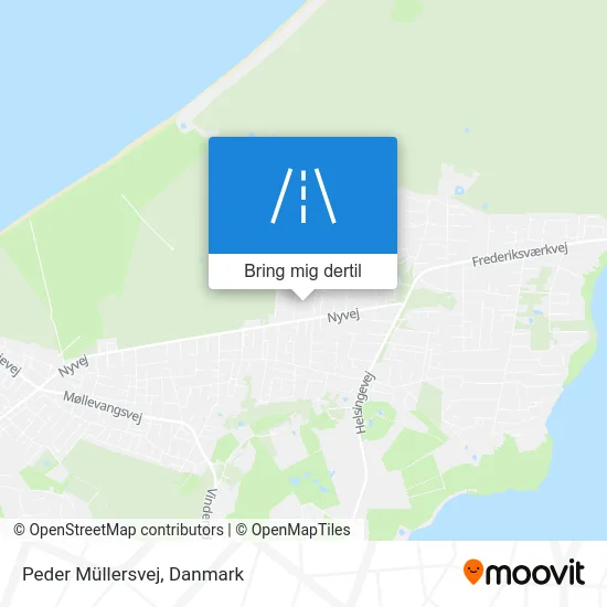 Peder Müllersvej kort