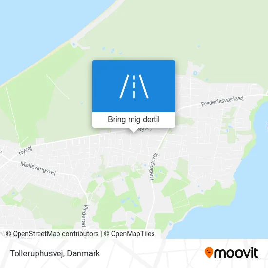 Tolleruphusvej kort