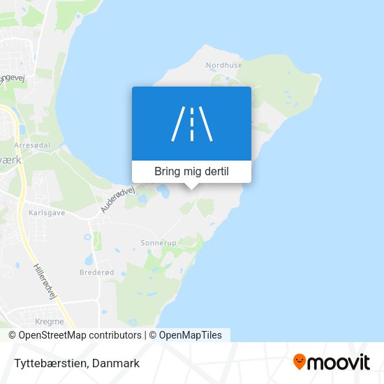 Tyttebærstien kort