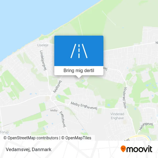 Vedamsvej kort