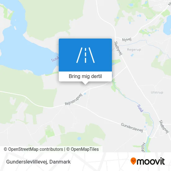 Gunderslevlillevej kort