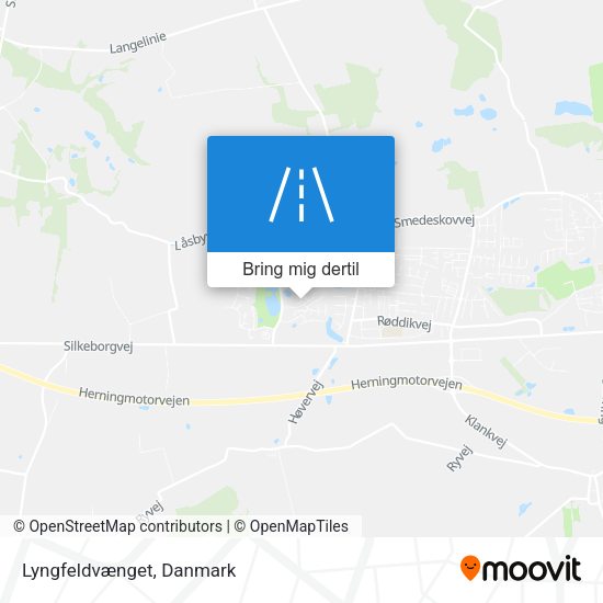 Lyngfeldvænget kort