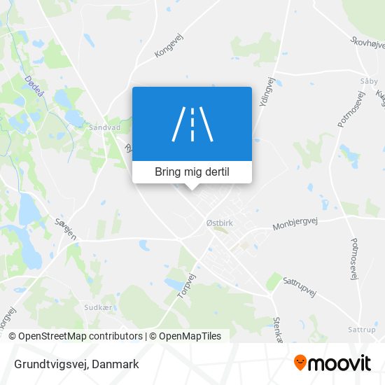 Grundtvigsvej kort