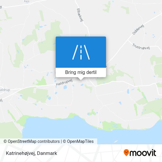 Katrinehøjvej kort