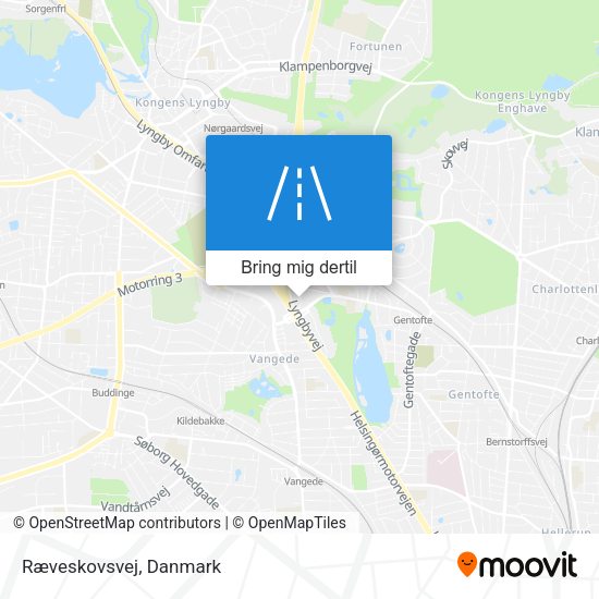 Ræveskovsvej kort