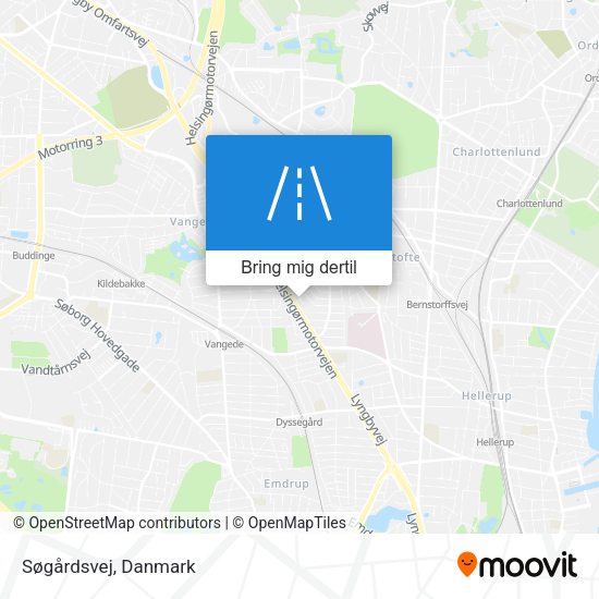 Søgårdsvej kort
