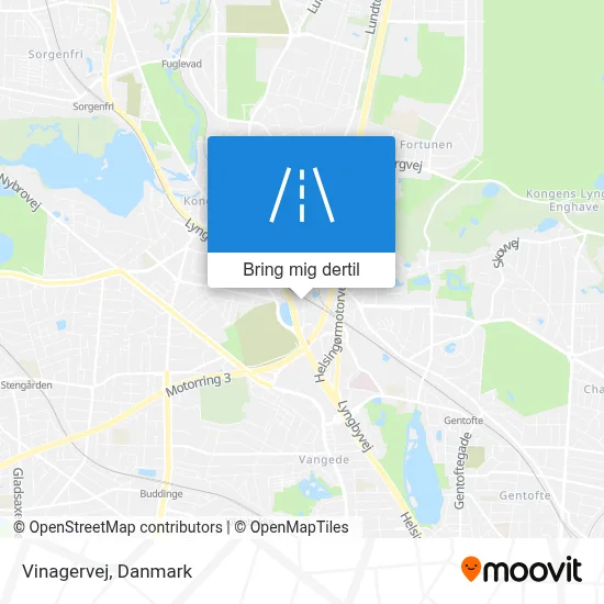 Vinagervej kort