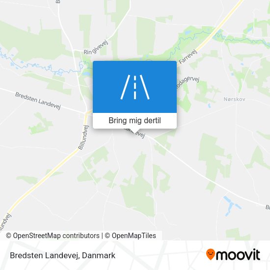 Bredsten Landevej kort