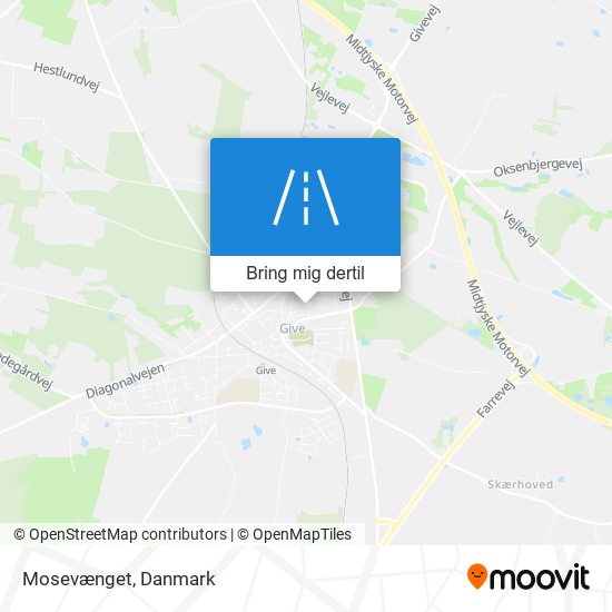 Mosevænget kort