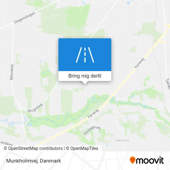 Munkholmvej kort