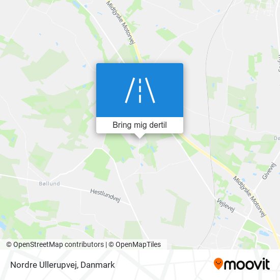Nordre Ullerupvej kort