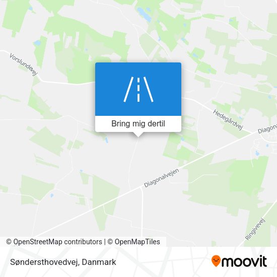 Søndersthovedvej kort