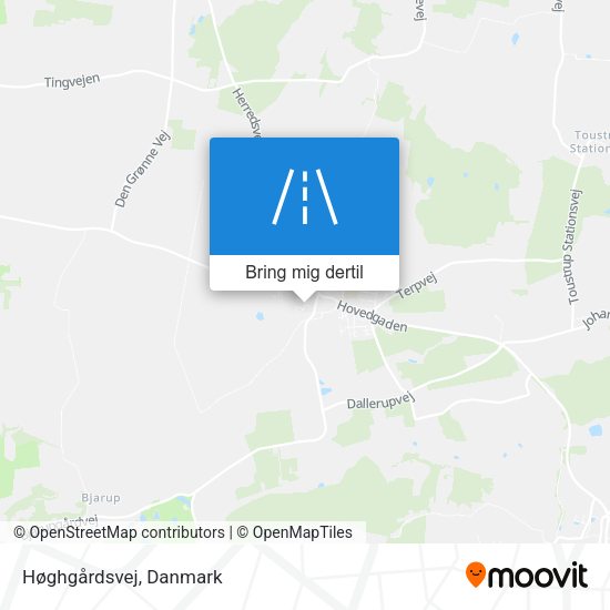 Høghgårdsvej kort