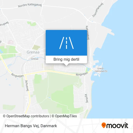 Herman Bangs Vej kort