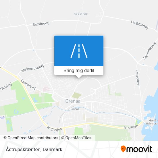 Åstrupskrænten kort