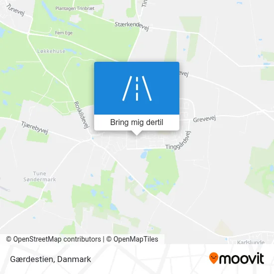 Gærdestien kort
