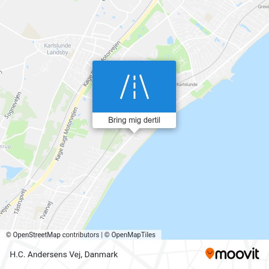 H.C. Andersens Vej kort