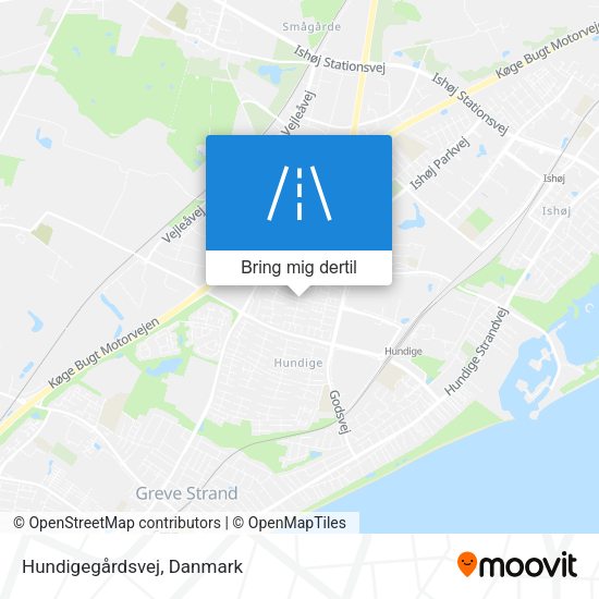 Hundigegårdsvej kort