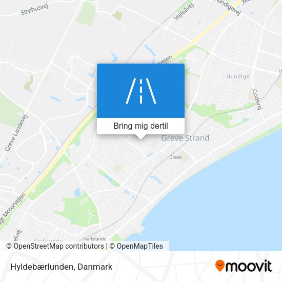 Hyldebærlunden kort