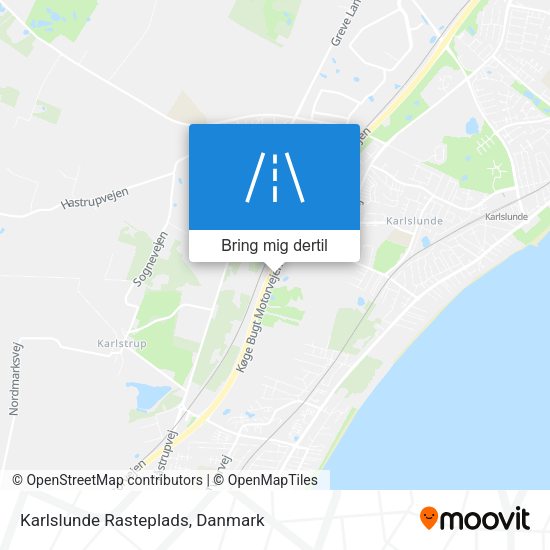 Karlslunde Rasteplads kort