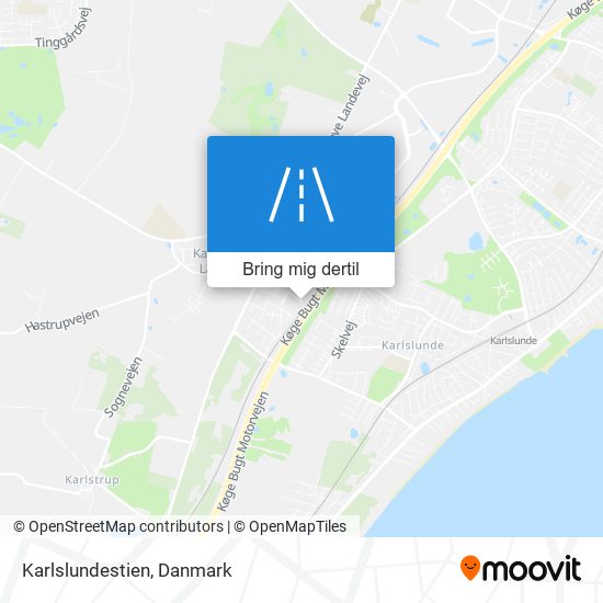 Karlslundestien kort