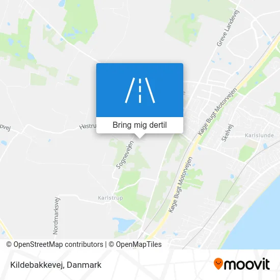 Kildebakkevej kort