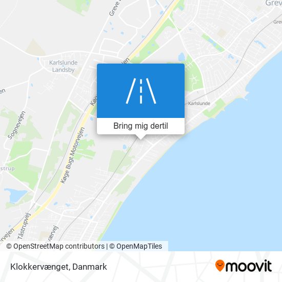 Klokkervænget kort