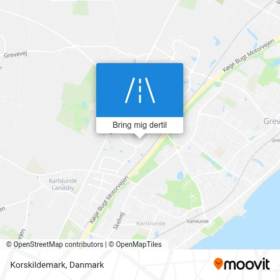 Korskildemark kort