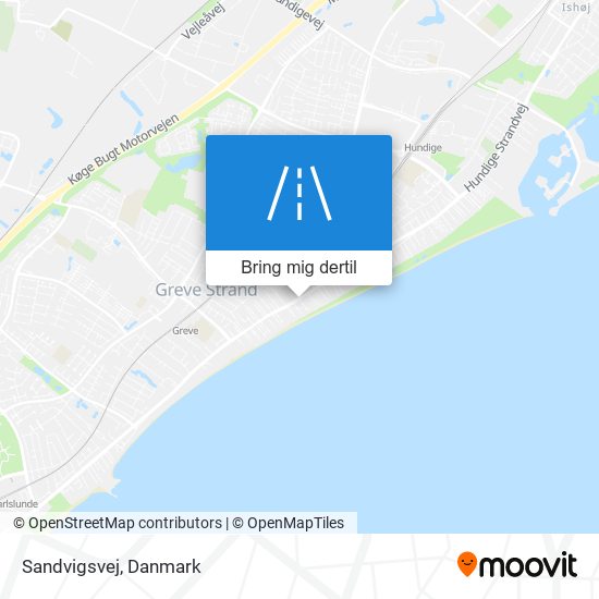 Sandvigsvej kort