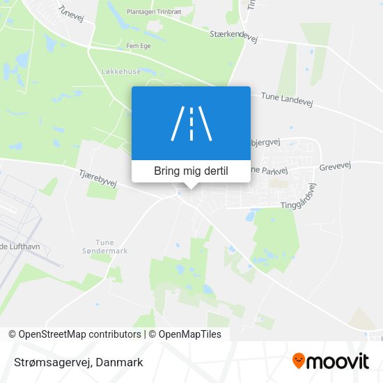 Strømsagervej kort