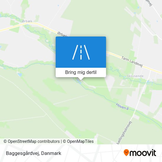 Baggesgårdvej kort