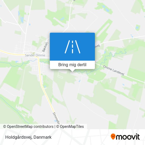 Holdgårdsvej kort