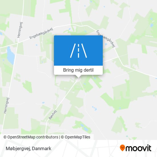 Møbjergvej kort