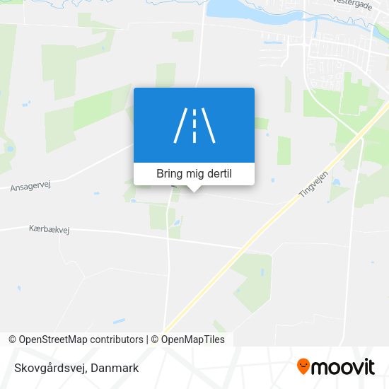 Skovgårdsvej kort