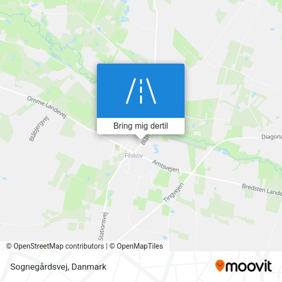 Sognegårdsvej kort