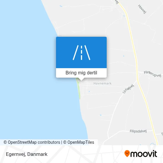 Egernvej kort