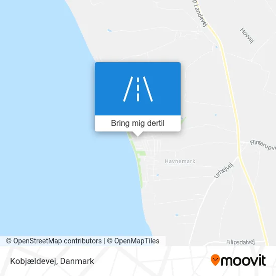 Kobjældevej kort