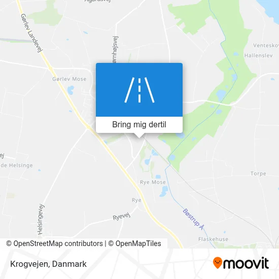 Krogvejen kort