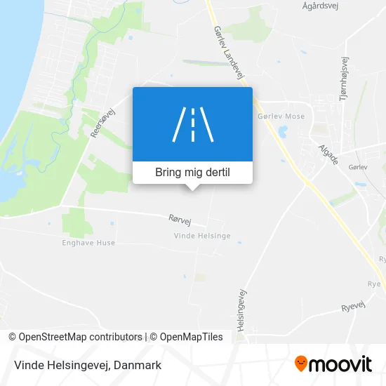 Vinde Helsingevej kort